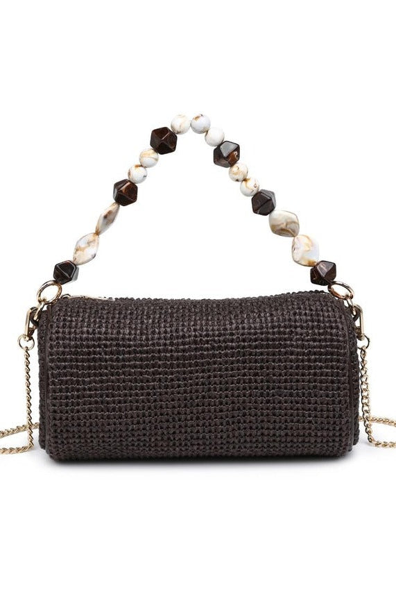 Rachel Straw Clutch