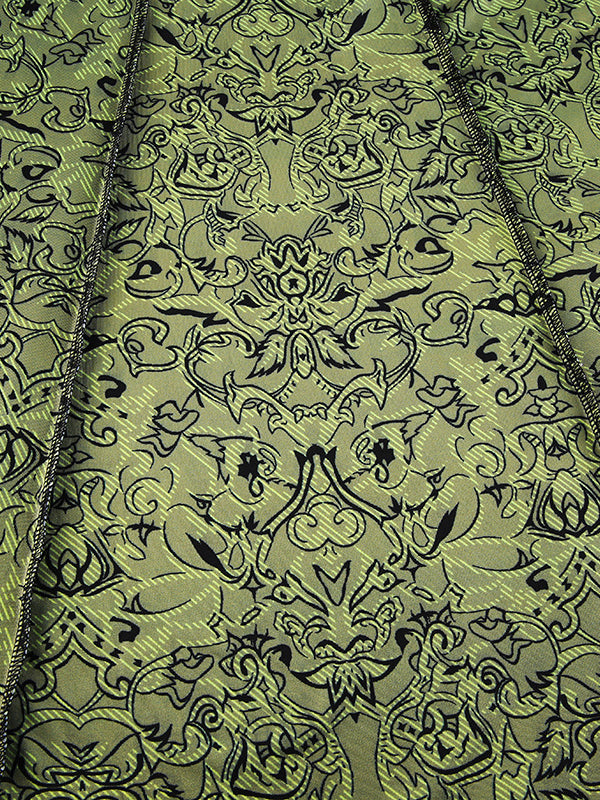 High Waisted Mermaid Elasticity Floral Printed Split-Joint Skirts