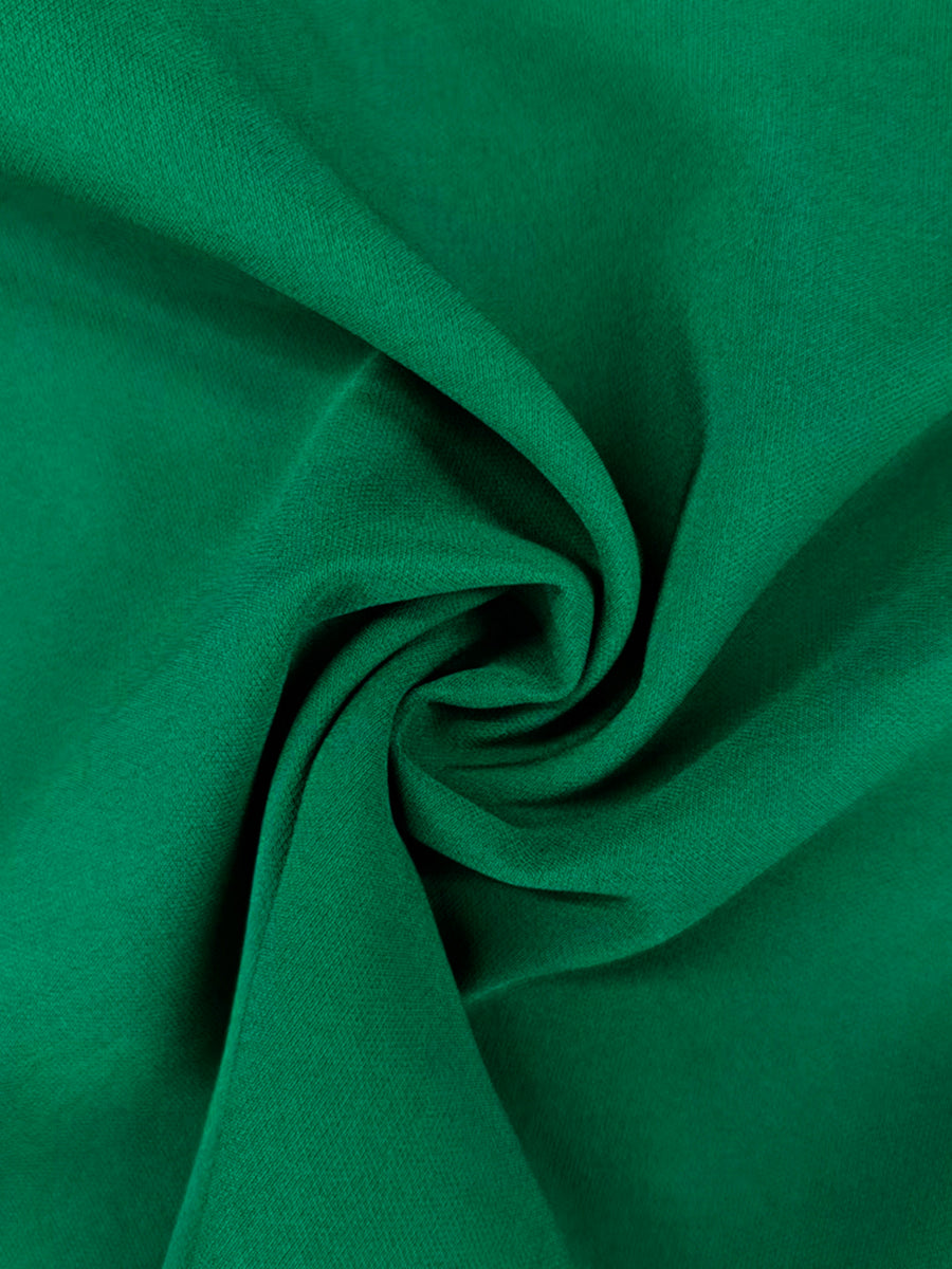 Split-Joint Solid Color Pleated Short Sleeves Loose Round-Neck Maxi Dresses