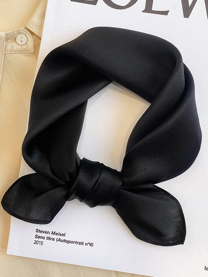 Châle et écharpe décontractés de couleur unie 