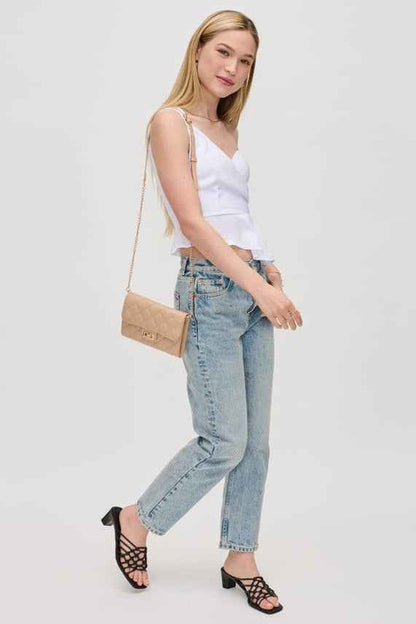 Winona Quilted Multi-Compartment Crossbody