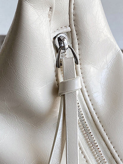 Geometric Split-Joint Zipper Bags Crossbody Bags