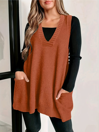 Aria™ | Casual V-Neck Vest