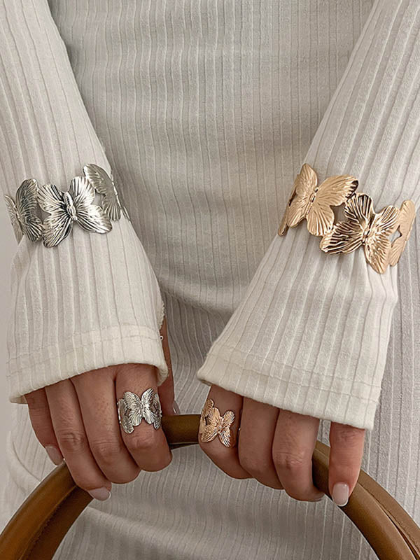 Flower Shape Geometric Bracelet Accessories Rings Accessories