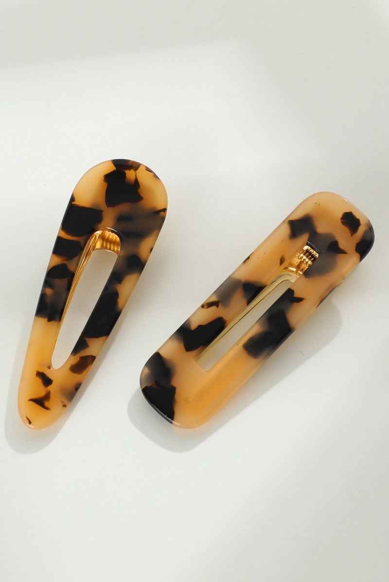 Gemma Printed Eco-Friendly Hair Clip, 2-Pack