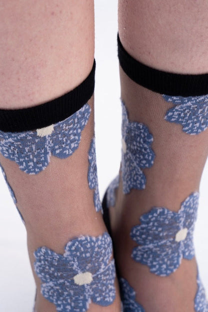 Transparent Floral Gift Socks