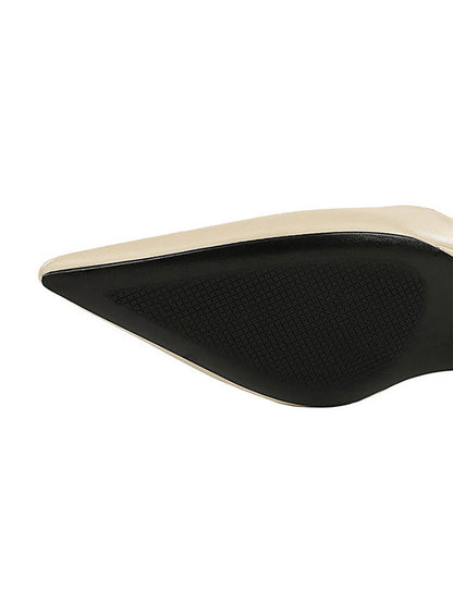 Escarpins à bout pointu et à joint fendu 