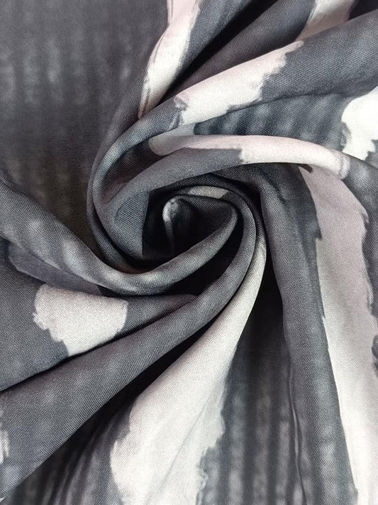 Loose Plus Size Printed Split-Joint Deep V-Neck Jumpsuits