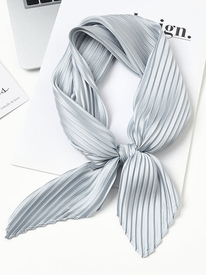 Pleated Solid Color Shawl&Scarf