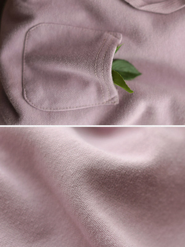 Artistic Retro Solid Hooded Vest