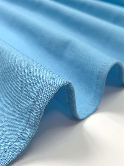 Loose Short Sleeves Solid Color Mock Neck Blouses&Shirts Tops