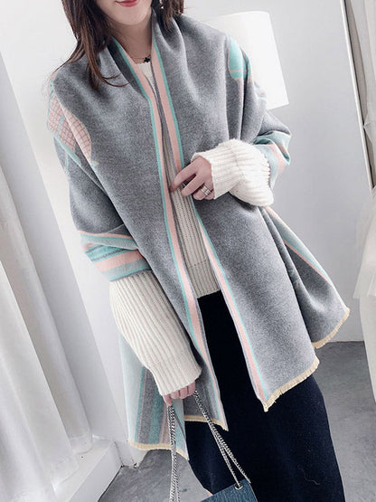 Châle et écharpe originaux à imprimé dessin animé 