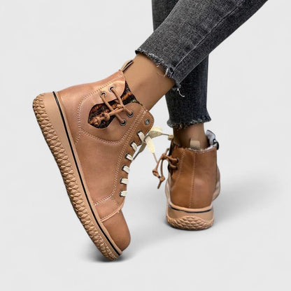 Beatrice | Women's Lace Up Blue Ankle Boots