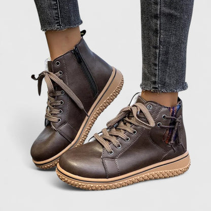 Beatrice | Women's Lace Up Blue Ankle Boots