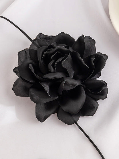 Flower Shape Lace-Up Dainty Necklace Accessories