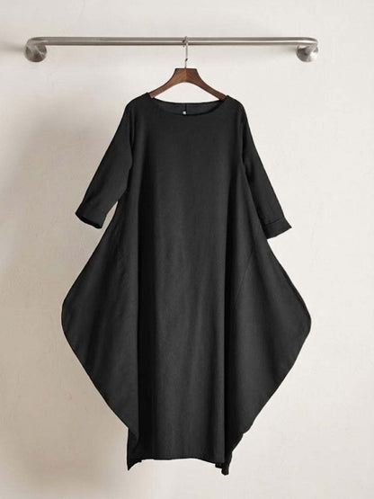 Serena | Women's Oversized Boho Maxi Dress with 3/4 Sleeves