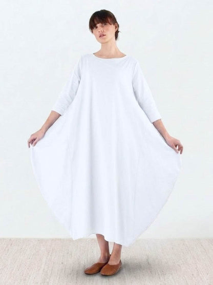 Serena | Women's Oversized Boho Maxi Dress with 3/4 Sleeves