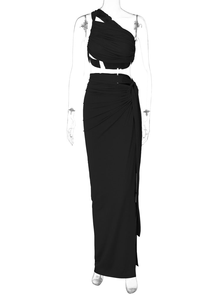 YVONNE Cut Out Summer Dress BLACK