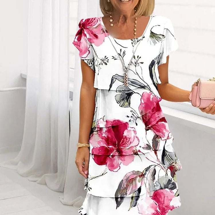 Floral charm dress