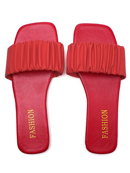 Solid Color Slippers