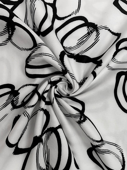 High Waisted Loose Contrast Color No Belt Tied Halter-Neck Jumpsuits