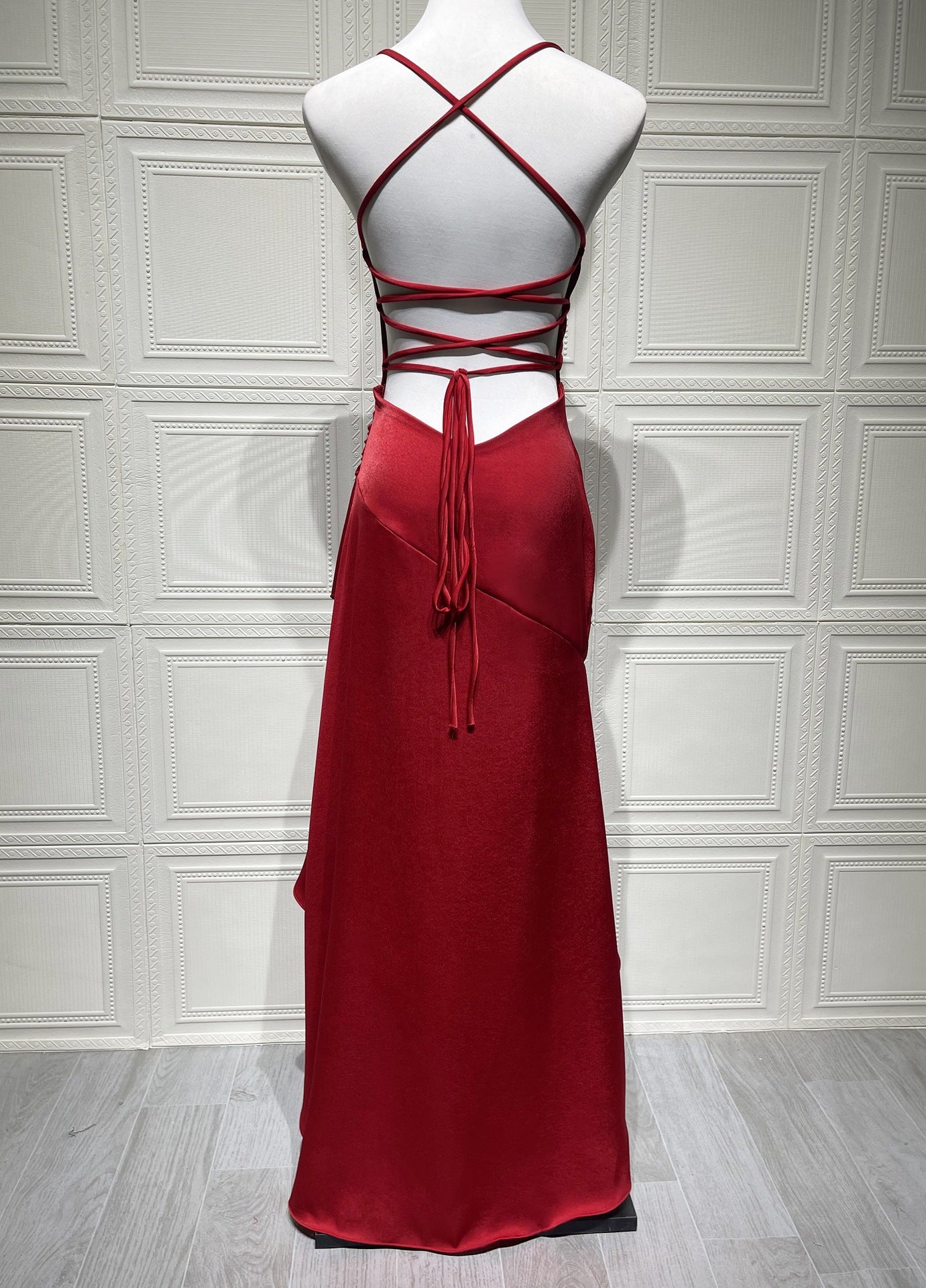 Satin Maxi Dress