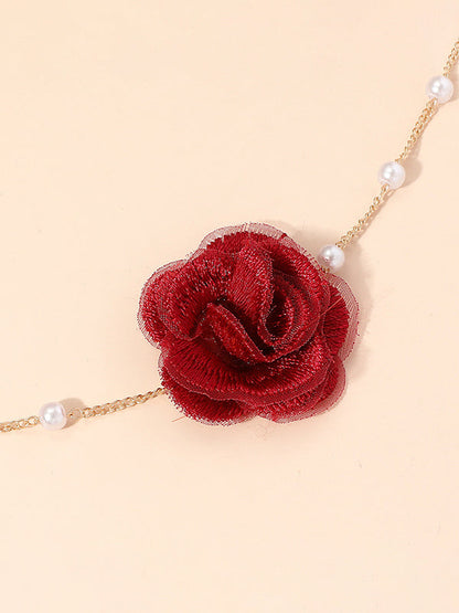 Three-Dimensional Flower Necklaces Accessories