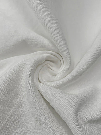 High Waisted Loose Elasticity Solid Color Split-Joint Pants Trousers