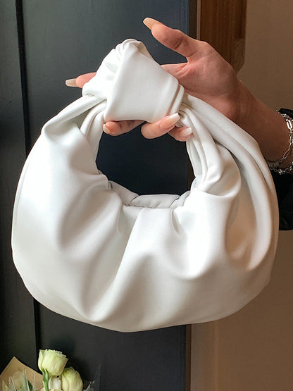 Bowknot Plissee Einfarbig Handtaschen Zubehör 