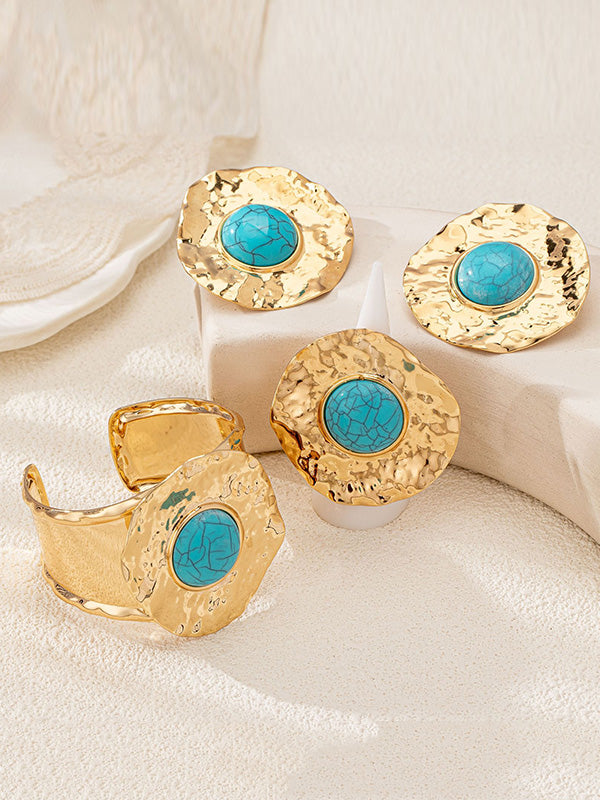 Flower Shape Bracelet Accessories Drop Earrings Rings Accessories