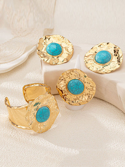 Flower Shape Bracelet Accessories Drop Earrings Rings Accessories