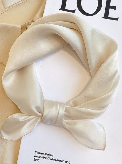 Châle et écharpe décontractés de couleur unie 