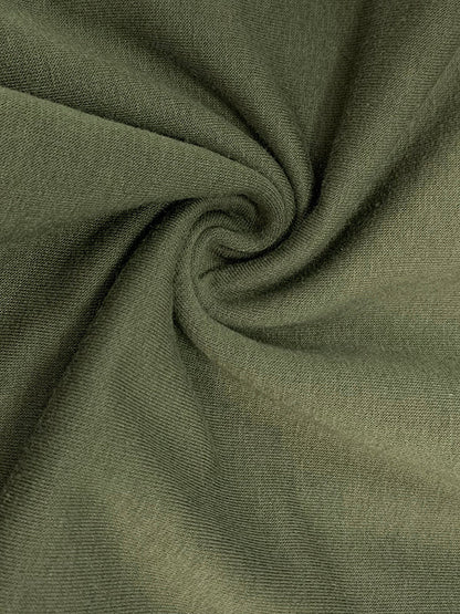 Loose Wide Leg Contrast Color Drawstring Elasticity Split-Joint Pants Trousers