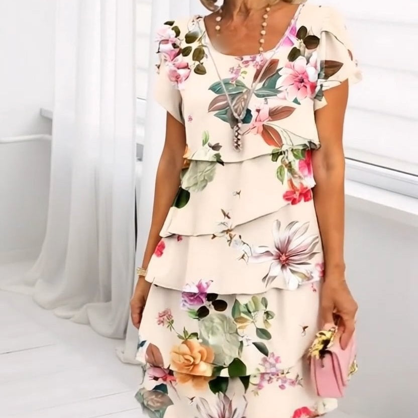 Floral charm dress
