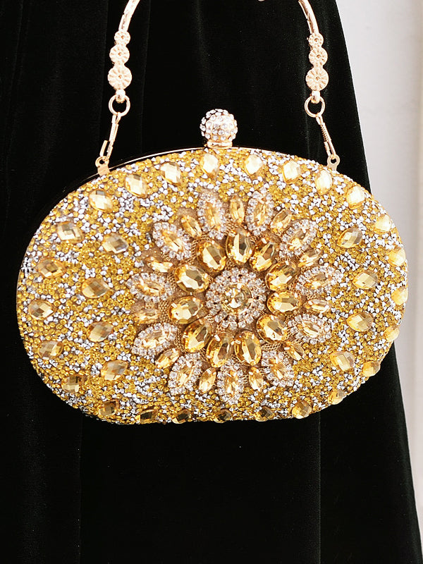 Geometric Shiny Split-Joint Bags Bags Accessories Handbags