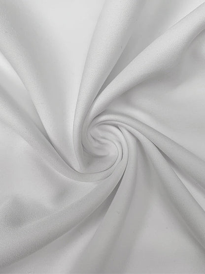 A-Line Loose Pleated Solid Color Split-Joint Lapel Maxi Dresses Shirt Dress