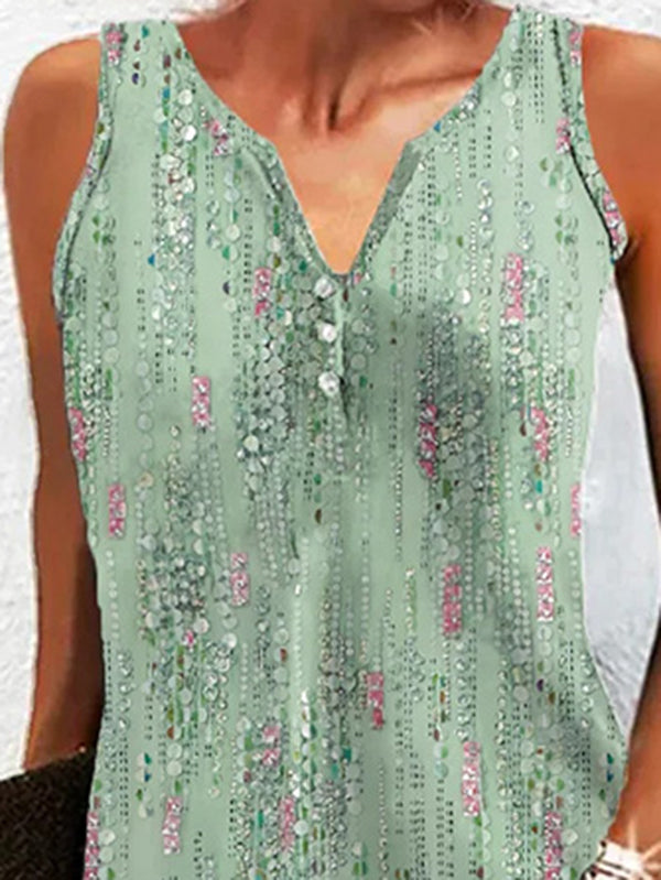 Lockere, bedruckte Minikleider mit geteiltem V-Ausschnitt in Übergröße 