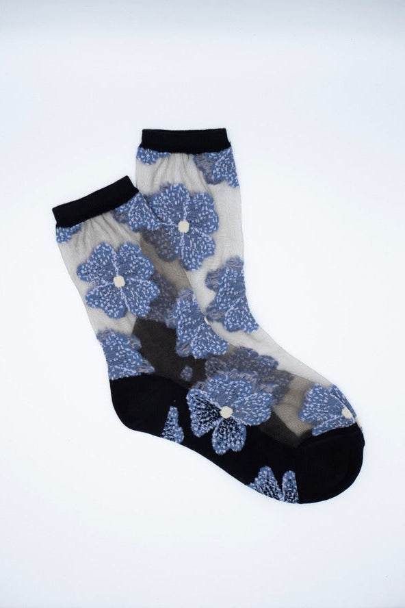 Transparent Floral Gift Socks