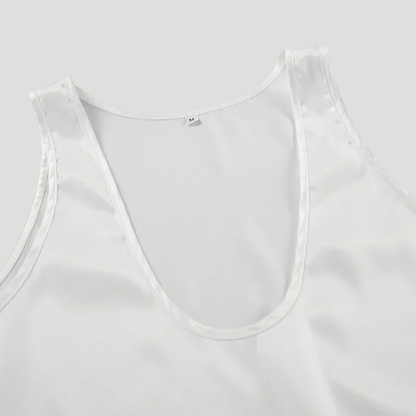 Camille | Women's Deep V Neck Sleeveless Tank Top