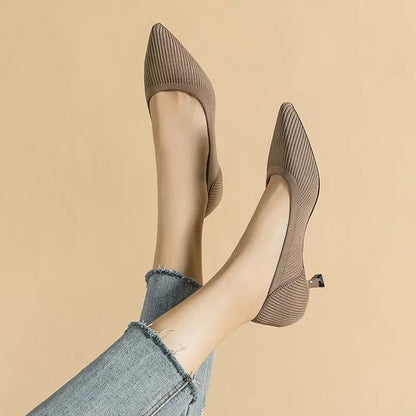 Carinne | Women's Pointed Toe Kitten Heel Pumps