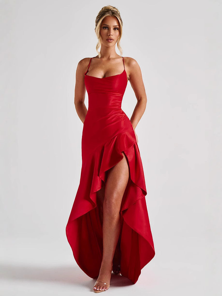 Satin Maxi Dress