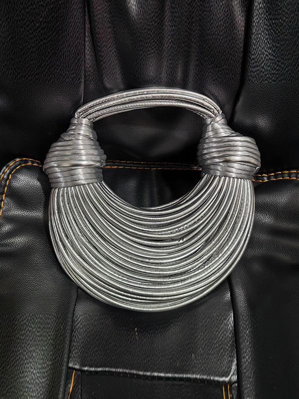 Geometric Zipper Handbags