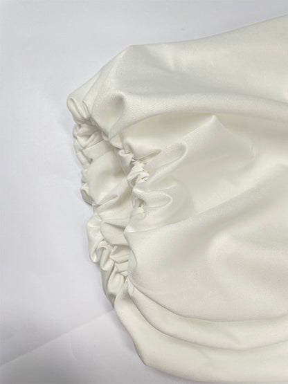 Long Sleeves Loose Elasticity Flower Print Round-Neck Maxi Dresses