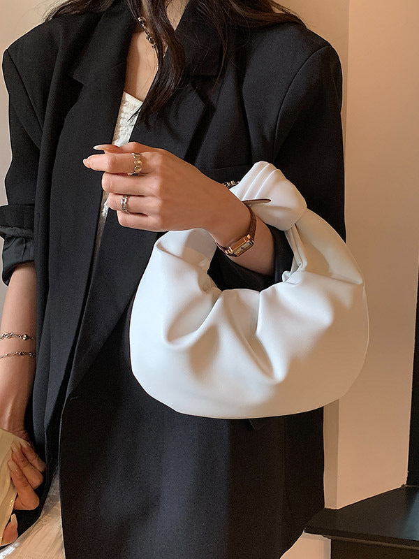 Bowknot Plissee Einfarbig Handtaschen Zubehör 