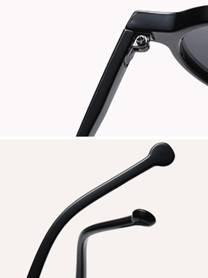 Round Cut Sun Protection Sunglasses Accessories