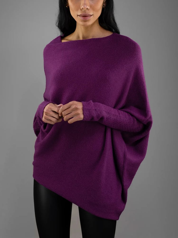 Celestina | Women's Off Shoulder Long Sleeve Sweater