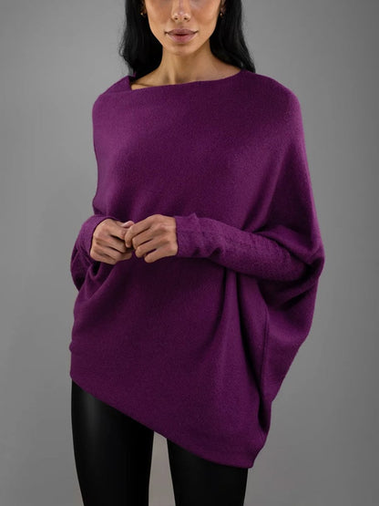Celestina | Women's Off Shoulder Long Sleeve Sweater