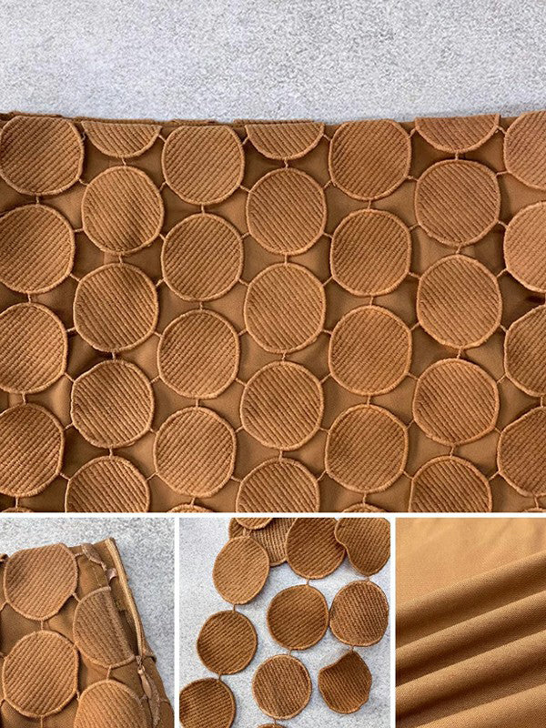 Jupe moulante taille haute à franges et fentes de couleur unie 