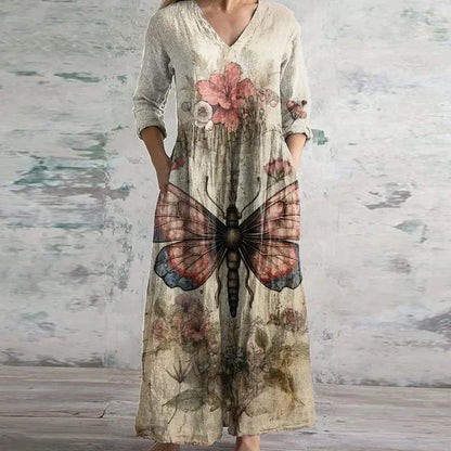 Kristen™ | Elegant Retro Maxi Dress