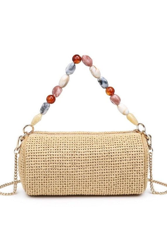 Rachel Straw Clutch